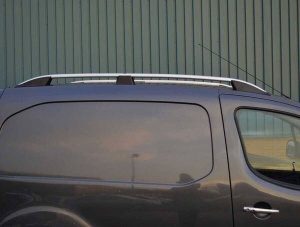 Bare longitudinale Premium compatibil cu FIAT SCUDO 2006-2017 caroserie lunga, culoare argintiu, aluminiu - Img 5