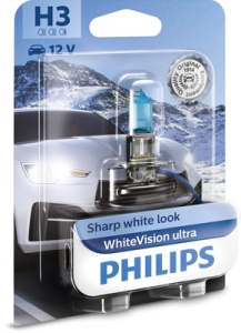 BEC PROIECTOR H3 12V WHITE VISION ULTRA (blister) PHILIPS - Img 2