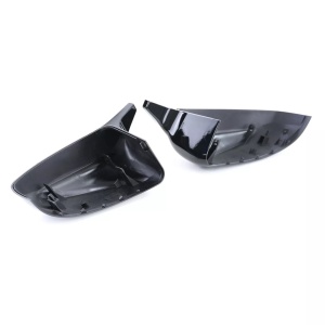 BMW X5 E70 2007-2014, X6 E71 2008-2014 modellekhez kompatibilis tükörborítások, fényes fekete M-Design, klipszekkel, az eredeti borítások cseréjére - Img 6