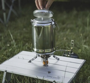 Cafetiera din aluminiu, Easy Camp Adventure Coffeepot 1,4L - Img 5