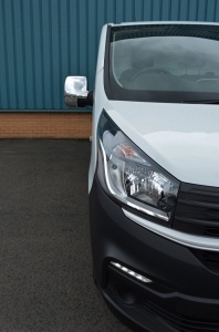 Capace cromate de oglinda OPEL VIVARO 2014-2019, plastic cromat - Img 4