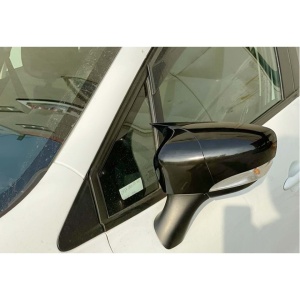 Capace oglinda compatibile cu Renault Clio IV 2012-2019, Renault Captur 2013-2019 Negru lucios Batman Style - Img 5