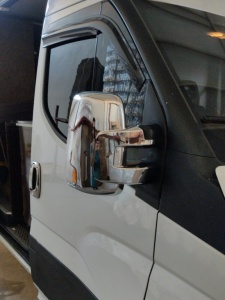 Capace oglinda cromate compatibile cu IVECO DAILY 2014->, plastic ABS - Img 2