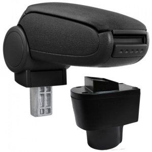 Cotiera auto compatibila DACIA DUSTER 2010-2017 Material textil Negru - Img 1