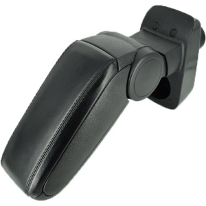 Cotiera auto dedicata FORD FIESTA 2008-2017, negru, imitatie de piele