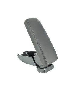 Cotiera auto universala neagra si cusatura neagra piele ecologica - Img 2