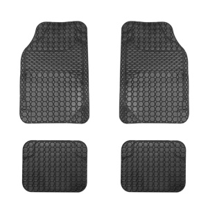 Covorase auto universale ajustabile – 68 x 44 cm / 44 x 34 cm PVC – negru