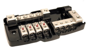 Four Connect 4-FB420, Soclu Sigurante Distribuitor Curent 2x50mm2+4x20mm2, Compatibil Mini ANL - Img 2