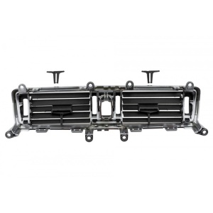 Grila ventilatie centrala compatibil BMW Seria 5GT F07 2009-2015, culoare crom negru - Img 3