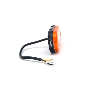 LAMPA GABARIT LED 1420 W198, 12V-24V, POZITIE PORTOCALIU CU SEMNALIZARE WAS - Img 3