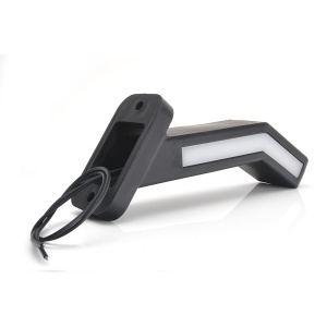 LAMPA GABARIT LED CU BRAT 1165L W168.1, 12V-24V, POZITIE ALB / ROSU / PORTOCALIU STANGA WAS - Img 6