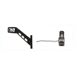 LED-ES OLDALSÓ LÁMPA KARRAL 238L W48, 12V-24V, FEHÉR / PIROS / NARANCS BALRA HELYZETŰ