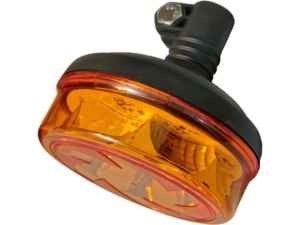 LED forgó jelzőfény, csőre szerelhető, 12-24 V, E-Mark