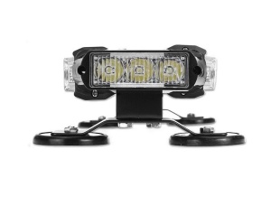 Mini Rampa Girofar lungime 53 cm, LED, cu magnet, culoare portocalie - Img 6