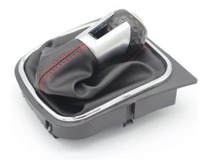 Nuca schimbator viteze si manson compatibil VW Golf 5 V, 6 VI 2004-2012, 6 viteze, GTI Design - Img 5