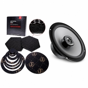 Pachet Difuzoare auto Hertz Uno X 165 si Insonorizant auto STP, set coaxial 2 căi, 165mm, 55W RMS, 4Ω, set 2 difuzoare