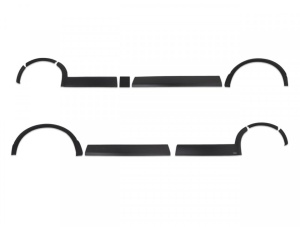 Pachet overfendere aripa si usi compatibil VW Caddy 2015-2020, caroserie scurta, usa culisanta dreapta