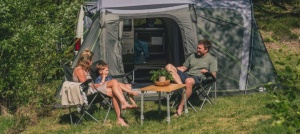 Scaun pliabil pentru camping, plaja, pescuit sau gradina, culoare negru, Outwell Folding Furniture Catamarca - Img 6