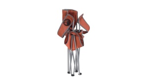 Scaun pliabil pentru camping, plaja, pescuit sau gradina, culoare rosu, Easy Camp Folding Furniture Spruce Chair Clay Red - Img 3