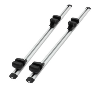 Set 2 Bare portbagaj auto din aluminiu lungime totala 120 cm, deschidere 113 cm OPEL ASTRA G Break 1998-2010 - Img 1