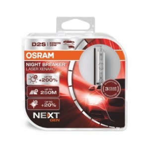 SET 2 BECURI XENON 85V D2S XENARC NIGHT BREAKER LASER NextGen OSRAM - Img 2