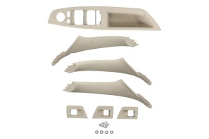Set complet manere interior Bej compatibil BMW seria 5 F10 F11 2010-2017