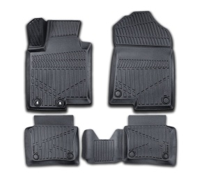 Set covorase auto cauciuc Hyundai Bayon 2021->, forma tavita 3D