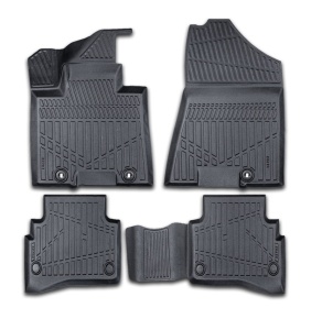 Set covorase auto cauciuc Hyundai Tucson 3 III 2015-2020 forma tavita 3D