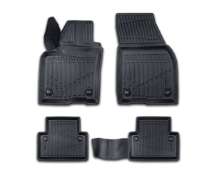 Set covorase auto cauciuc VOLVO S40 2004-2012, forma tavita 3D