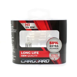 Set de 2 becuri Halogen H3, 55W +50% Intensitate - LONG LIFE - Img 3