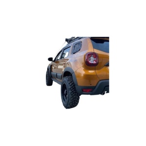 Set protectii aripa si usi overfendere, compatibil Dacia Duster 2018->, plastic ABS - Img 2