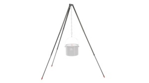 Trepied telescopic din aluminiu, pentru gatit la ceaun la foc de tabara, inaltime maxima 120 cm, Robens Telescopic Aluminum Tripod