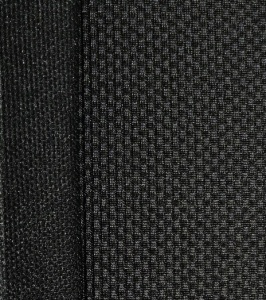Univerzális autósüléshuzat-készlet, első-hátsó, jacquard, fekete-fekete - Img 2