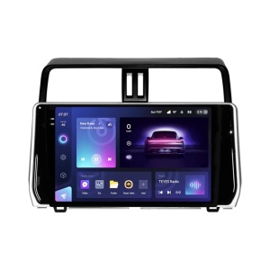 Autós navigáció Teyes CC3 2K Toyota Land Cruiser Prado J200 2017-2018 4+64GB 10.36" QLED Octa-core 2Ghz, Android 4G Bluetooth 5.1 DSP