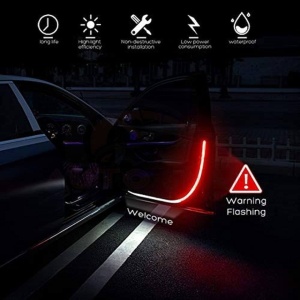 Banda LED usa avertizare rosu alb stroboscopica 12V-120 cm - Img 2