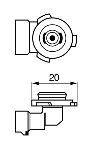 BEC 12V H10 42W PURE LIGHT BOSCH - Img 4
