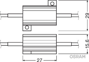 CANBUS VEZÉRLŐEGYSÉG 12V 21W BLI 2 DB OSRAM - Img 2