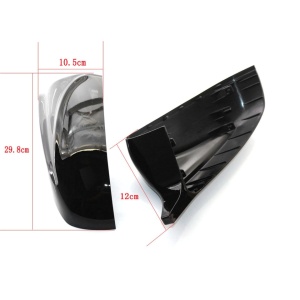 Capace oglinda compatibile cu BMW X5 E70 2007-2014, X6 E71 2008-2014 Negru lucios M-Design, cu clipsuri, inlocuiesc capacele originale - Img 7