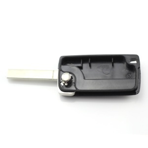 Citroen / Peugeot - Carcasa tip cheie briceag cu 4 butoane, fara suport baterie, lama tip HU83-SH4 - Img 4