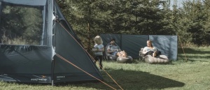 Cort camping tip tunel pentru 4 persoane, 430x260x185 cm, Easy Camp Tent Hamra 4 - Img 5