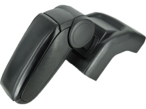 Cotiera auto dedicata Ford Focus II 2005-2011, negru, imitatie de piele