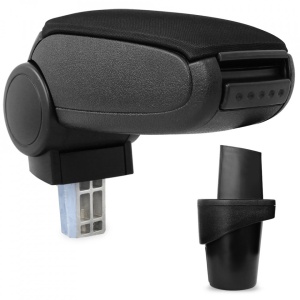 Cotiera auto VW Touran 2004-2015, negru, imitatie de piele - Img 2