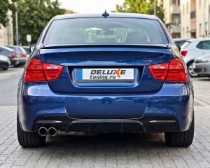 Difuzor Bara Spate cu Evacuare Dubla pe partea stanga compatibil cu BMW Seria 3 E90 2005-2011 M-Tehnik M Performance Design - Img 2