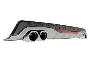 Difuzor bara spate universala , AMG B Design, negru mat cu gri lucios si catadioptru reflectorizant - Img 2