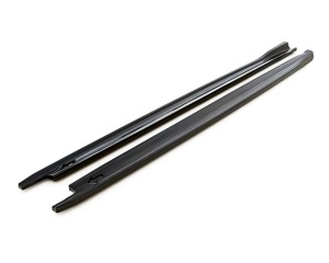 Extensii Praguri laterale compatibil cu Skoda Octavia 4 IV 2020-> RS Style, culoare negru lucios