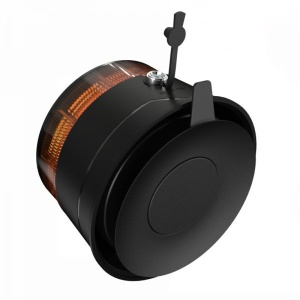 Girofar LED, prindere cu magnet, 14W, 12-24 V, cu acumulator, buton on-off si telecomanda, E-Mark - Img 3