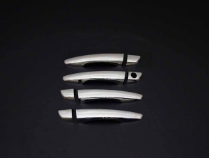 Króm díszléc készlet, ajtókilincsek, kompatibilisek az Opel Vivaro C 2019->, Opel Corsa F 2019->, Combo E 2018->, Crossland X 2017->, Grandland X 2017-> modellekkel