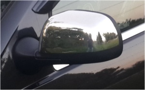 Króm tükörborítások Dacia Duster 2010-2012, ABS műanyag - Img 2