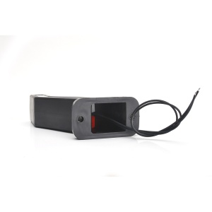 LAMPA GABARIT LED CU BRAT 1165L W168.1, 12V-24V, POZITIE ALB / ROSU / PORTOCALIU STANGA WAS - Img 7