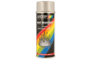 MAGAS HŐMÉRSÉKLETŰ SPRAY FESTÉK (EZÜST) 400 ML